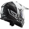 casco ls2 pioneer evo evolve matt black white