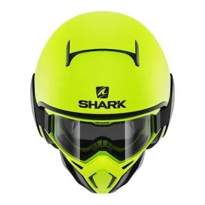 casco shark street drak neon giallo
