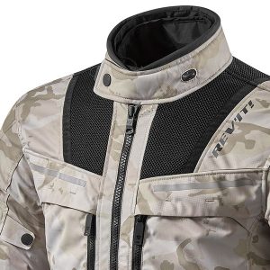 rev it jacket textile offtrack sand black detail2
