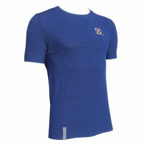 Maglia girocollo manica corta in lana australiana extrafine man Riday