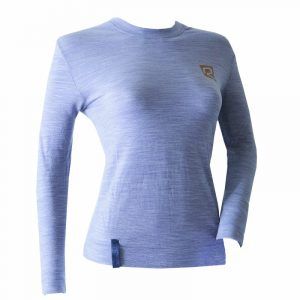 Maglia girocollo manica lunga in lana australiana extrafine woman Riday