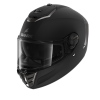 shark spartan rs blank mat nero opaco