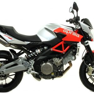 Terminali Thunder alluminio "Dark" (Dx+Sx) con fondello carby Arrow