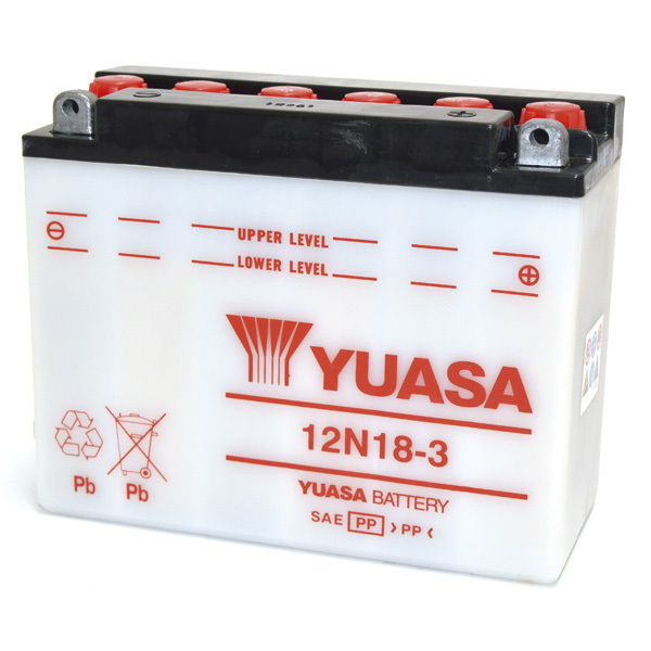 0651833 Batteria Yuasa 12n18-3 12v/18ah