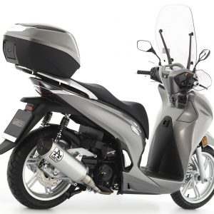 Terminale Urban  alluminio "Dark" con fondello "Dark";"Urban  aluminium "Dark" silencer with "Dark" end cap Arrow