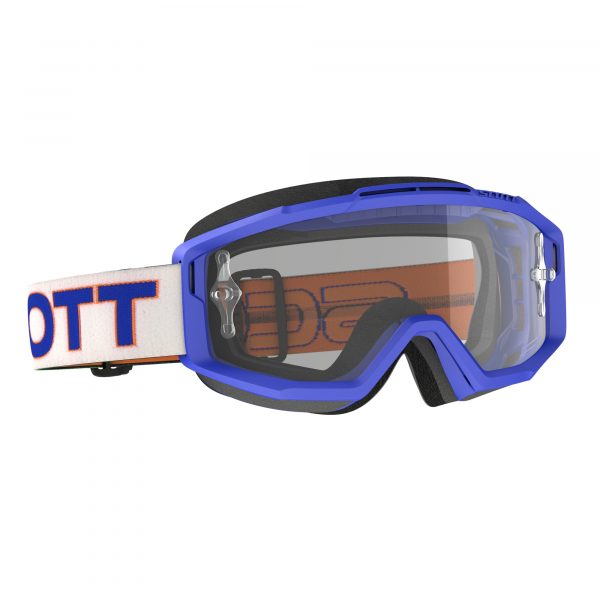 Maschera SCOTT Split OTG  white/blue