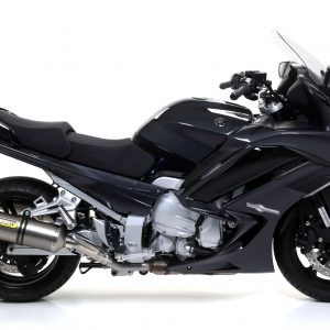 Terminali Race-Tech alluminio "Dark" (Dx+Sx) con fondello carby Arrow