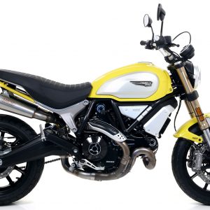 Terminali Pro-Race nichrom "Dark" (Dx+Sx) Arrow