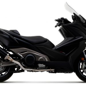 Terminale Urban alluminio "Dark" con fondello carby Arrow