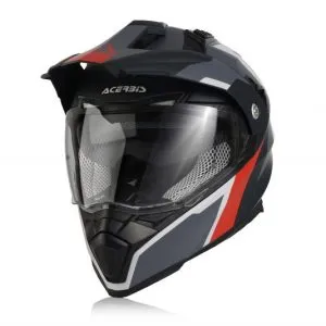 Acerbis Flip Fs-606 grigio rosso