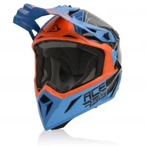 Acerbis Steel Carbon  Arancio  Blu