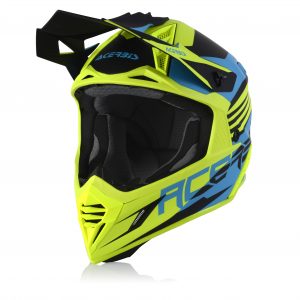 Acerbis X-Track Vtr  Azzurro  Giallo Fluo